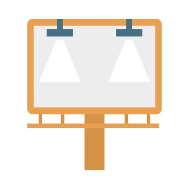 Billboard işaret kurulu vektör çizim 