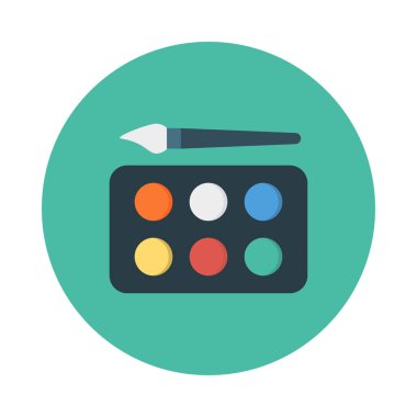 Güzellik düz renk vektör simgesi 