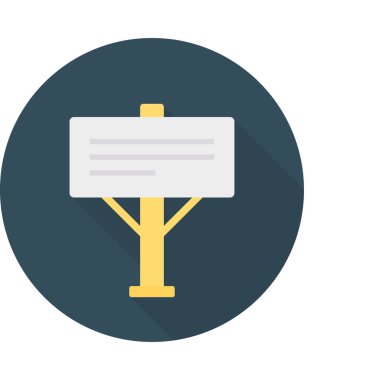 tabela billboard reklamlar illüstrasyon vektör 