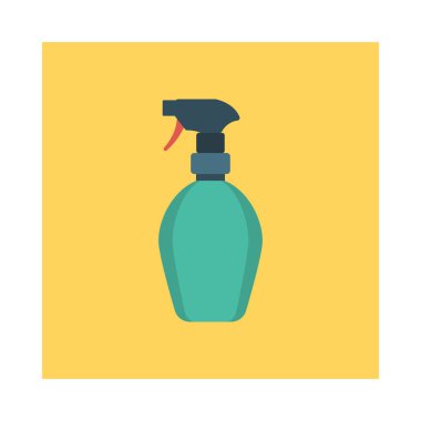 Güzellik düz renk vektör simgesi 