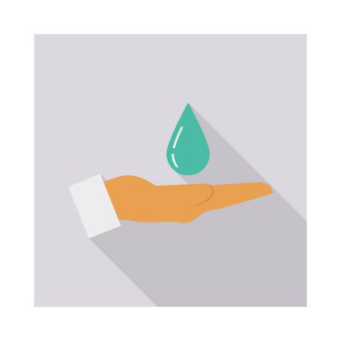 Güzellik düz renk vektör simgesi 