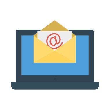 e-posta iletisi zarf vektör çizim 