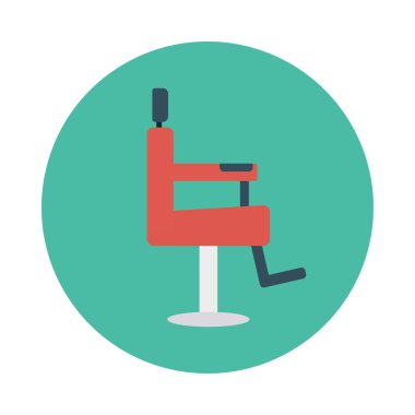 Güzellik düz renk vektör simgesi 