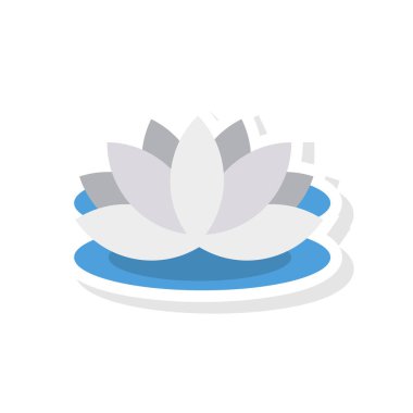 Güzellik Salonu düz renk vektör simgesi 