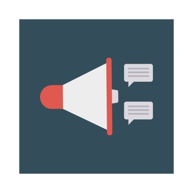 Reklam Pazarlama Megafon vektör çizim 