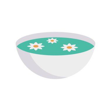 Güzellik düz renk vektör simgesi 