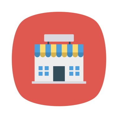 mağaza alışveriş vektör çizim 