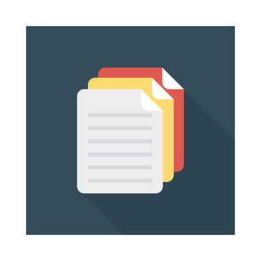 Renk düz vektör simgesi pazarlama reklam 