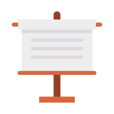 pano reklam pazarlama vektör çizim 