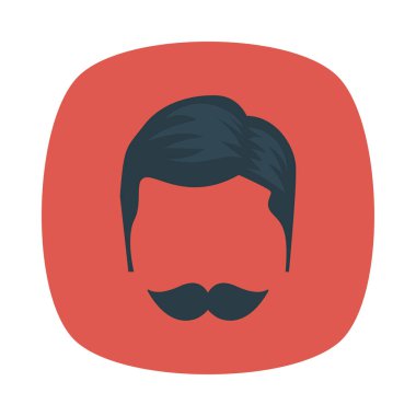 Güzellik düz renk vektör simgesi 