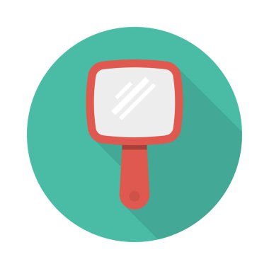 Güzellik Salonu düz renk vektör simgesi 