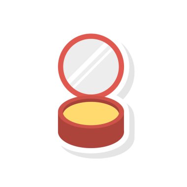 Güzellik Salonu düz renk vektör simgesi 