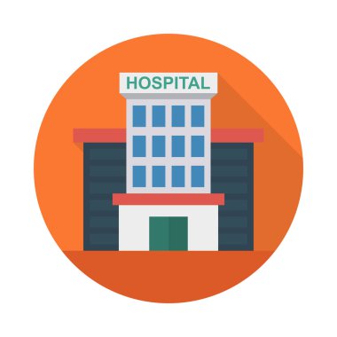 Renk bina düz vektör simgesi 