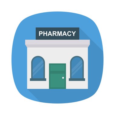 Renk bina düz vektör simgesi 