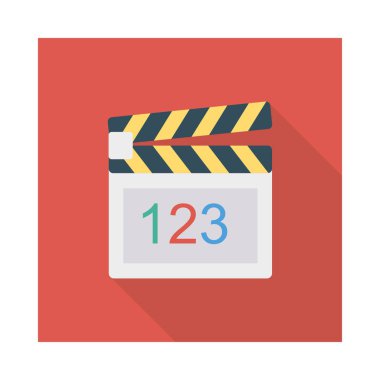 Renk düz vektör simgesi pazarlama reklam 