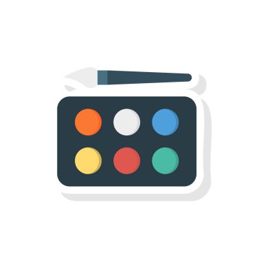 Güzellik Salonu düz renk vektör simgesi 