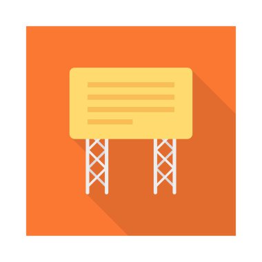 Pano tabela reklam vektör çizim 