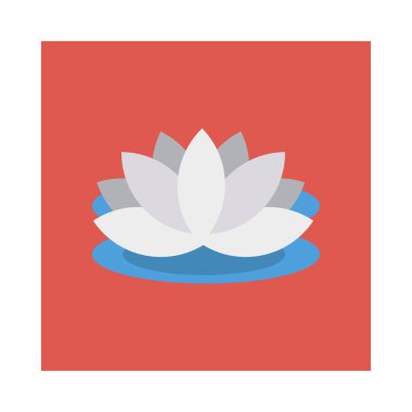 Güzellik Salonu düz renk vektör simgesi 