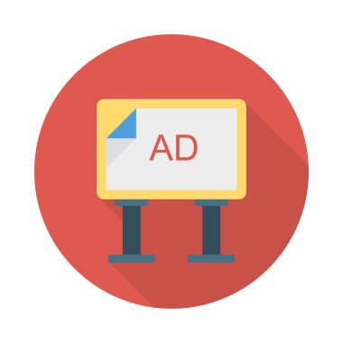 Pano tabela reklam vektör çizim 