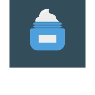 Güzellik Salonu düz renk vektör simgesi 