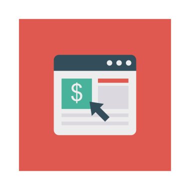 tıklayın online web sayfası vektör çizim ödeme 