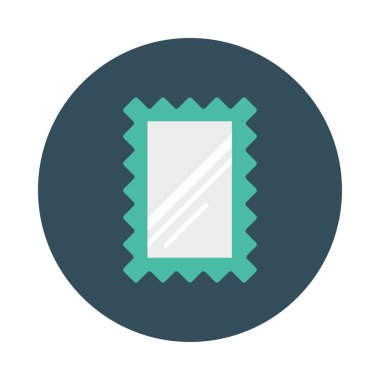 Düz güzellik renk vektör simgesi 