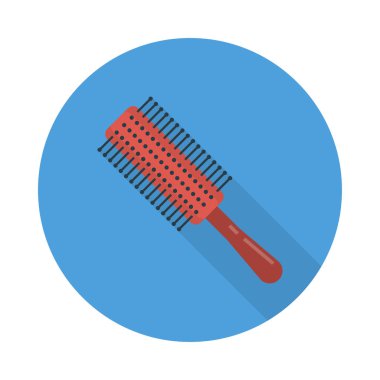 Renk vektör saç fırçası simgesi