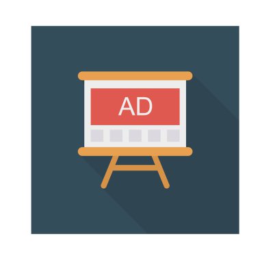 reklam reklam sunum vektör çizim 