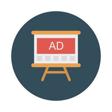 reklam reklam sunum vektör çizim 