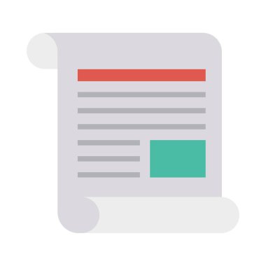 reklamlar haber kağıt vektör çizim 