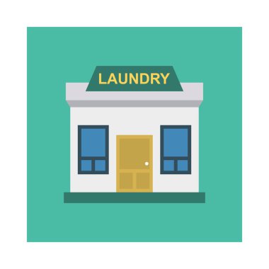 Renk bina düz vektör simgesi 