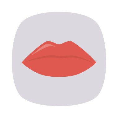 Düz güzellik renk vektör simgesi 