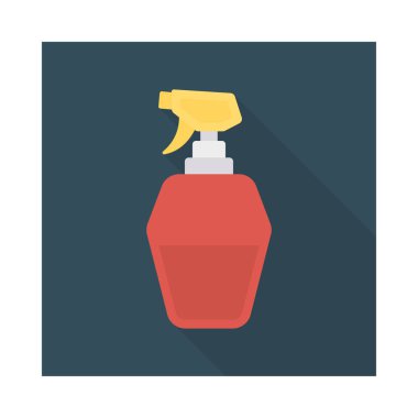 Düz güzellik renk vektör simgesi 