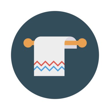 Düz güzellik renk vektör simgesi 