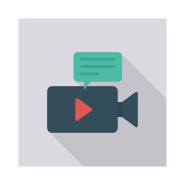 Renk düz vektör simgesi pazarlama reklam 