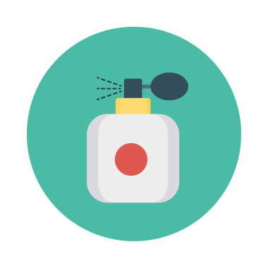 Glamour rengi düz vektör simgesi 