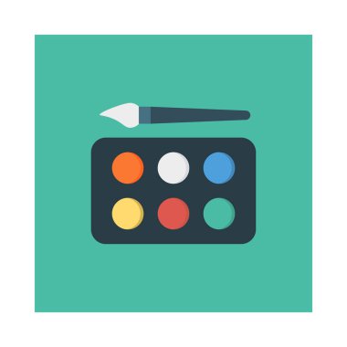 Glamour rengi düz vektör simgesi 