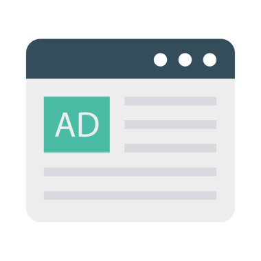 reklamlar online reklam vektör çizim 