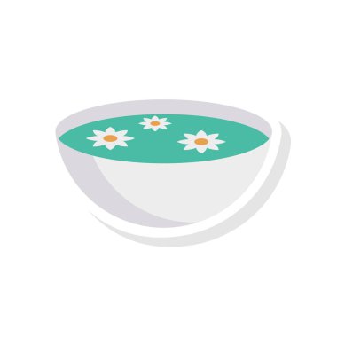 Düz güzellik renk vektör simgesi 