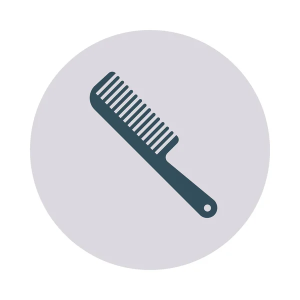 Barbería Color Icono Plano — Vector de stock