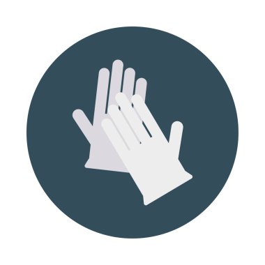 Düz güzellik renk vektör simgesi 