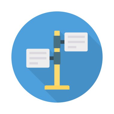 tabela billboard reklam vektör çizim 