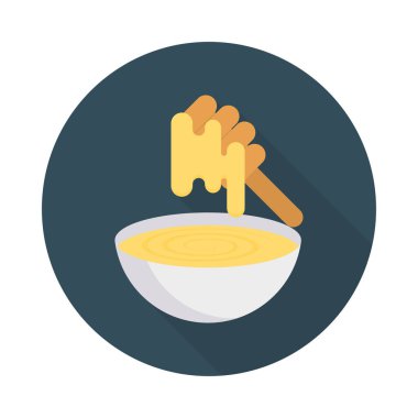 Düz güzellik renk vektör simgesi 