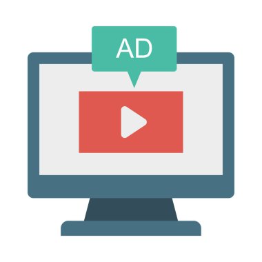 Reklamlar Reklam video vektör çizim 