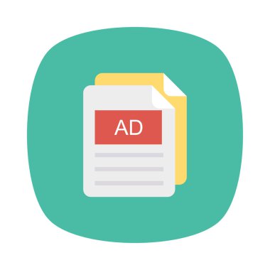 reklamlar dosyaları belge vektör çizim 