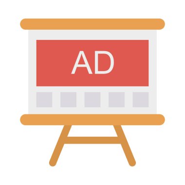 reklam reklam sunum vektör çizim 