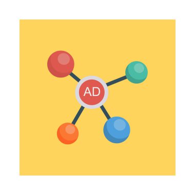 ağ bağlantı reklamları illüstrasyon vektör 