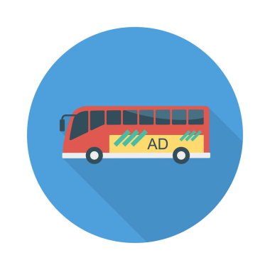 Reklamlar Reklam otobüs vektör çizim 