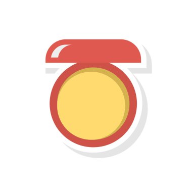 Düz güzellik renk vektör simgesi 