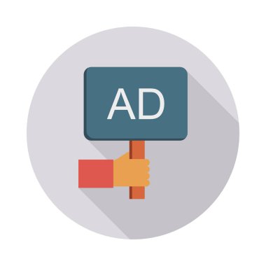 Reklam pano reklam vektör çizim 